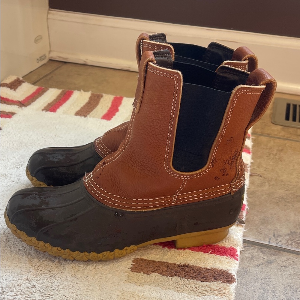 L.L. Bean Brown and Black Winter Boots